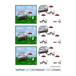 3D ark Campingvogn M24
