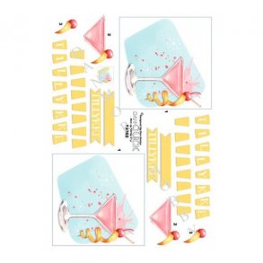 3D ark Champagneglas M36