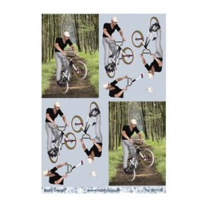 3D ark cykeldreng M14