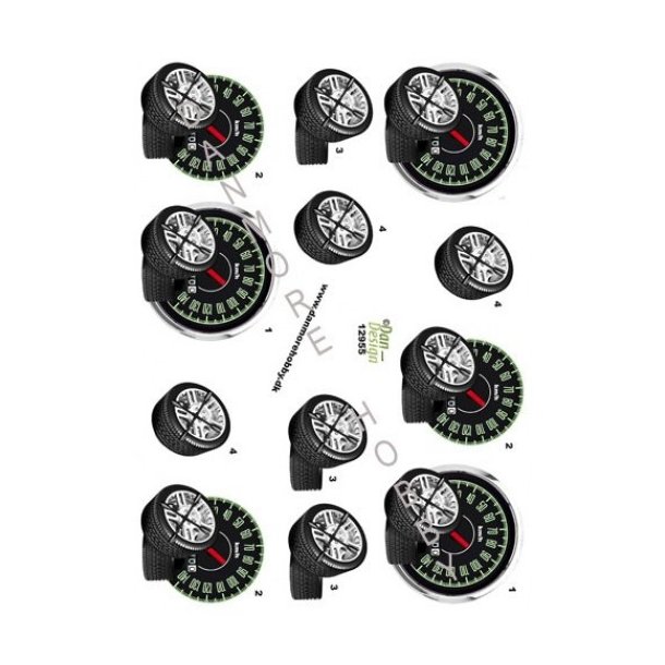 3D ark dk og speedometer M5