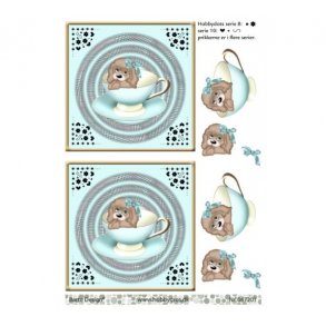 3D ark dot hund i kop M22