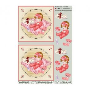 3D ark Dots baby pige M22