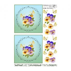 3D ark Dots blomster M24