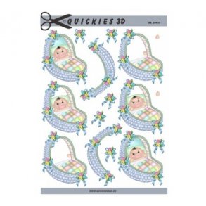 3D ark dreng i vugge M11