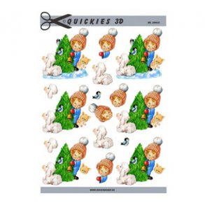 3D ark dreng leger skjul M25