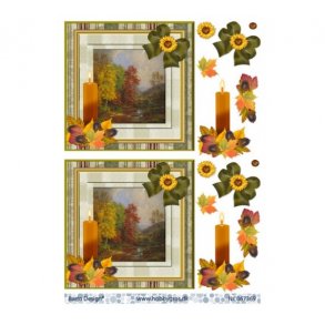 3D ark efter�r med lys & solsikke M33