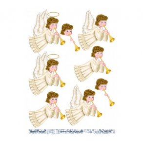 3D ark Engle med trompet M42