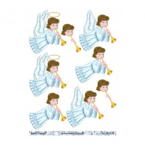 3D ark Engle med trompet M42