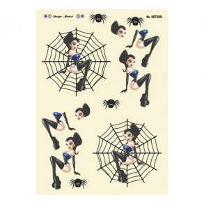 3D ark Frk spidergirl i edderkoppespind M41