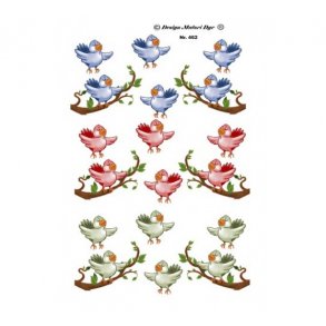 3D ark Fugle p en gren M41