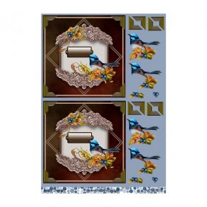 3D ark Fugl i ramme M45