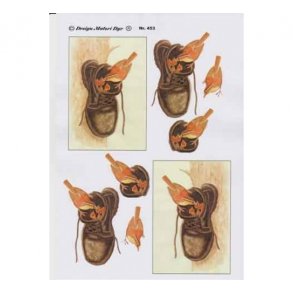 3D ark fugl i sko M23