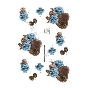 3D ark gave�ske med blomst M40