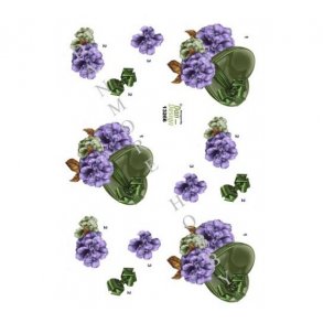 3D ark gave�ske med blomst M40