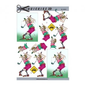 3D ark golfspiller dame M2