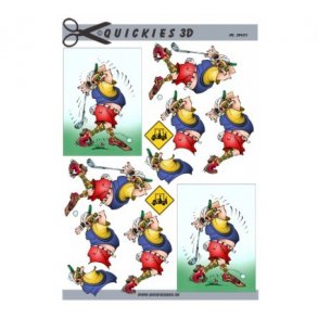 3D ark golfspiller mand M2