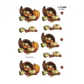 3D ark Gr�skar i kurv M10