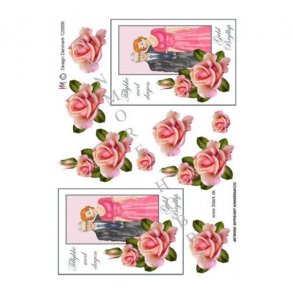 3D ark guldbrudepar M21