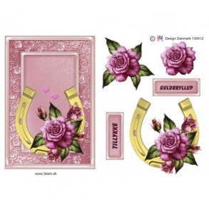 3D ark Guldbryllup A5 M25