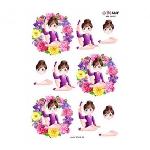 3D ark Gymnastikpige M11