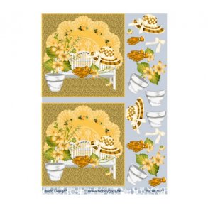 3D ark haveb�nk gul M15A