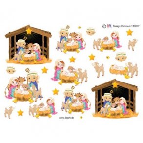 3D ark Jesusbarnet & Maria M36