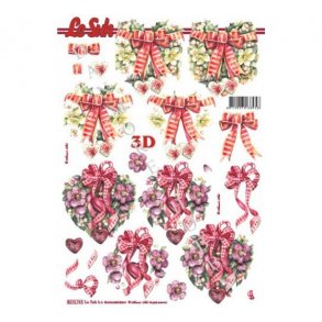 3D ark juleblomster M30