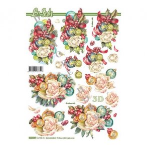 3D ark juleblomst m.m. M16