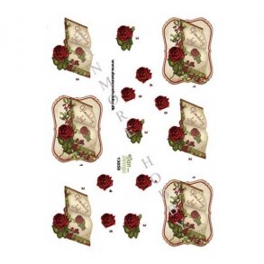 3D ark julebog m. rose M35