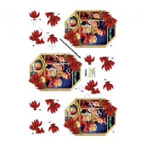 3D ark Julekor i vindue M43