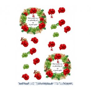 3D ark Julekrans M45