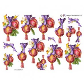 3D ark Julekugler M13