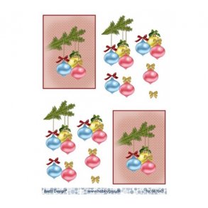 3D ark Julekugler M15