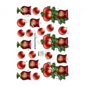 3D ark Julelys og kugler M41