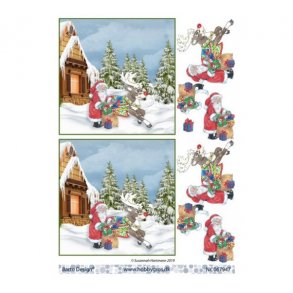 3D ark Julemanden & Rudolf M15