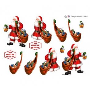 3D ark Julemand med gavesk M41