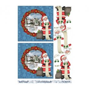 3D ark Julemand med nskeseddel M 42