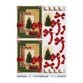 3D ark Juletr i ramme M45