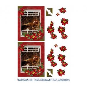 3D ark Julevindue & kirke M45