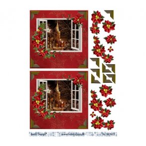 3D ark Julevindue & kirke M45