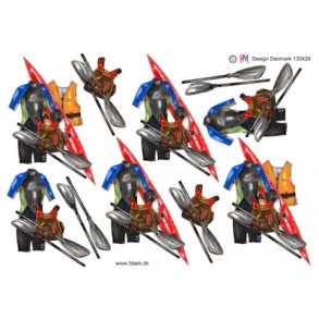 3D ark Kajak og v�ddragt M44