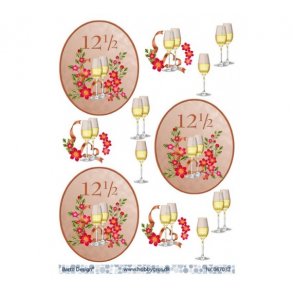 3D ark Kobberbryllup M 8