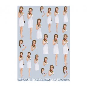 3D ark konfirmand brunt hr M4