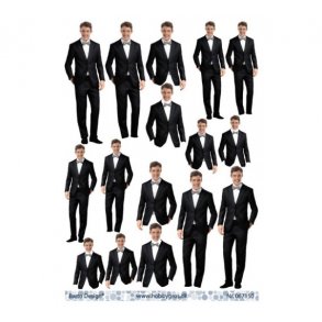 3D ark konfirmand brunt hr M8