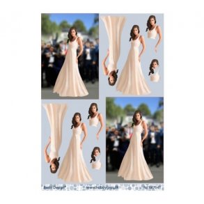 3D ark konfirmandinde brunt hr M4