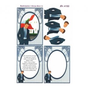 3D ark konfirmation dreng M9