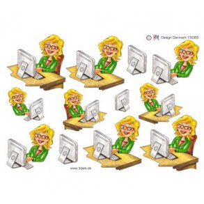 3D ark Kontordame M10