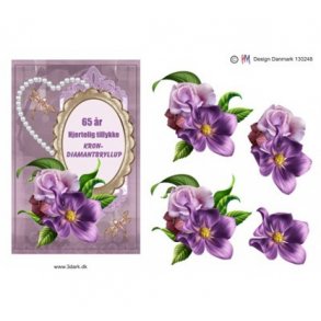 3D ark Krondiamantbryllup A5 M46