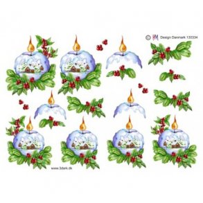 3D ark Kuglelys med motiv M13