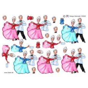 3D ark ldre par der danser M2